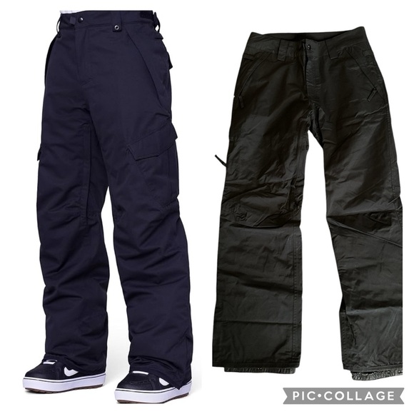 686 infiDRY Black Waterproof Snowboard lightweight Thermal Black Pants Small BNW - Picture 1 of 7